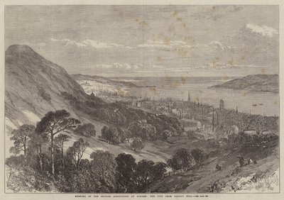 Meeting of the British Association at Dundee, the City from Balgay Hill by Samuel Read
